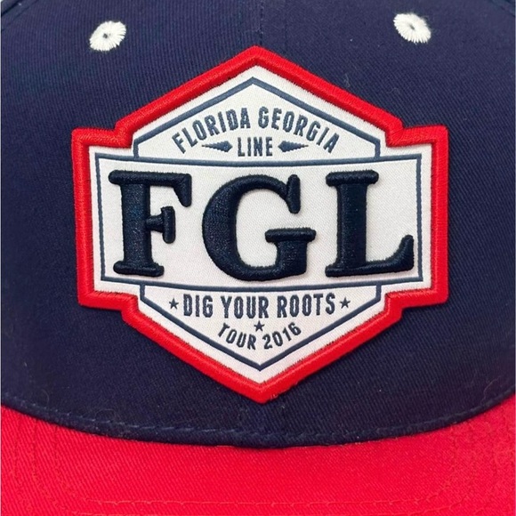 Florida Georgia Line 2016 Country Music Tour Adjustable Hat Cap- Brand New. - Picture 2 of 5